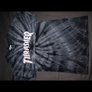 Thrasher tie dye t shirt